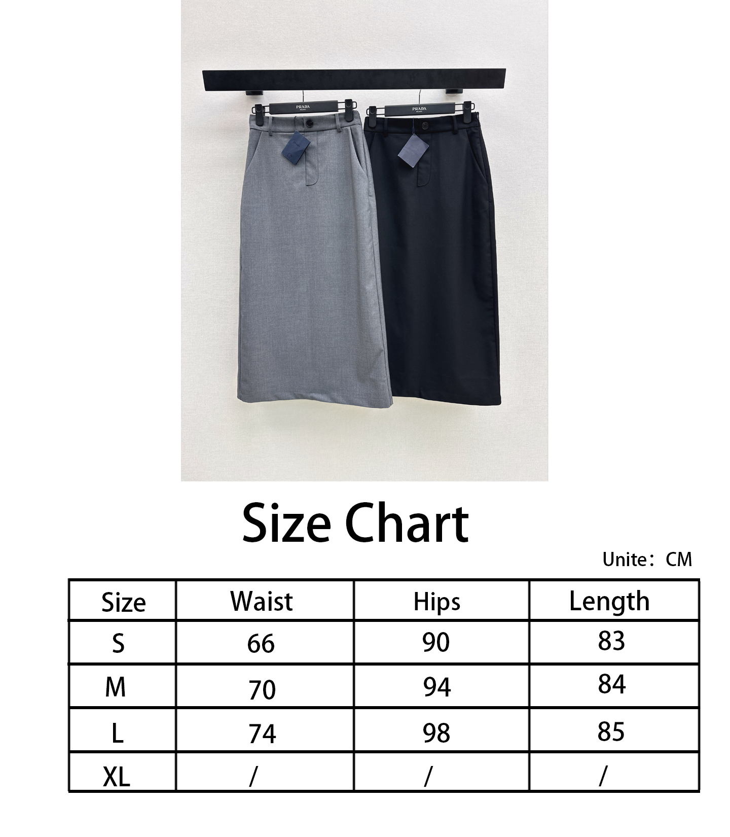 Pra NEW High-waisted midi skirt