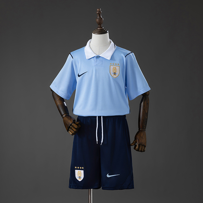 Uruguay 2026 Home Kids Kit Jersey