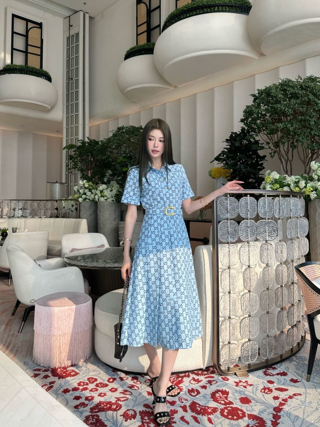 Guc New printed dress