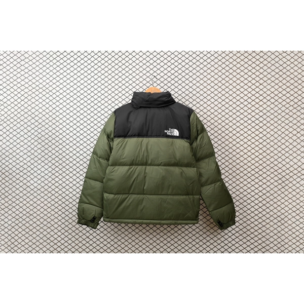 TheNorthFace Splicing White And Mugwort Green