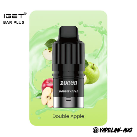 IGET BAR PLUS S3 POD 10000 Puffs - Double Apple