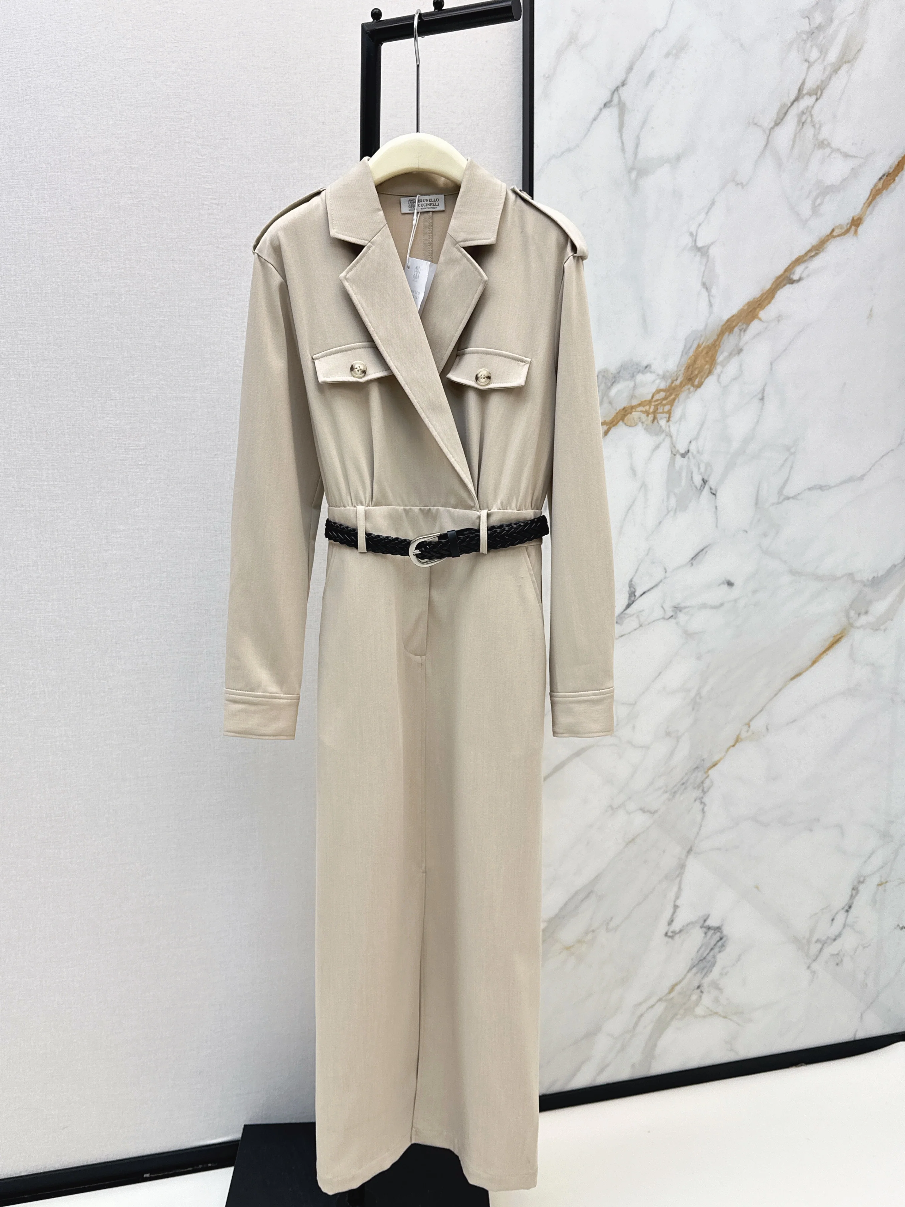 Brun NEW braided belt dress