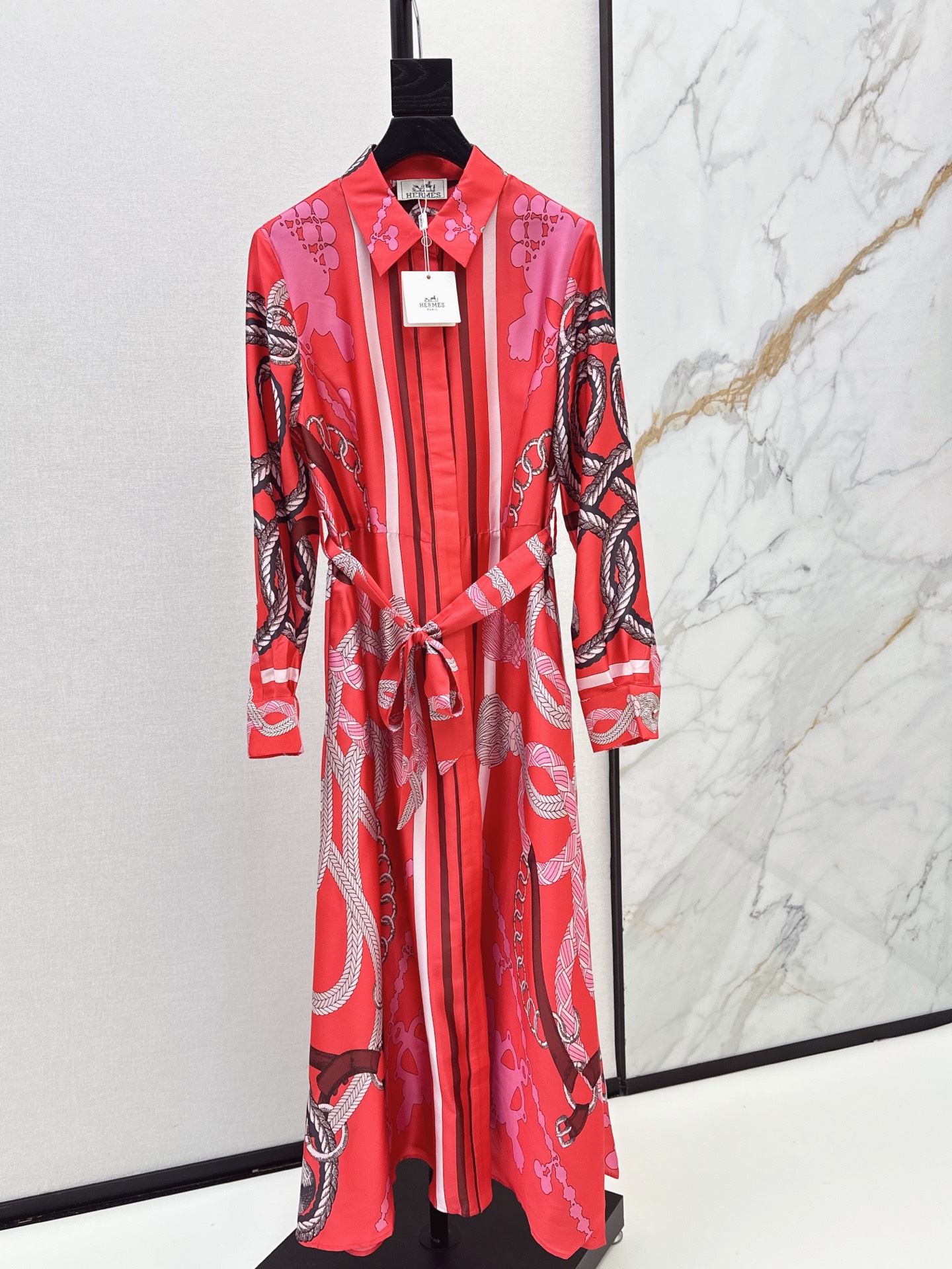 Herm New printed silk dress