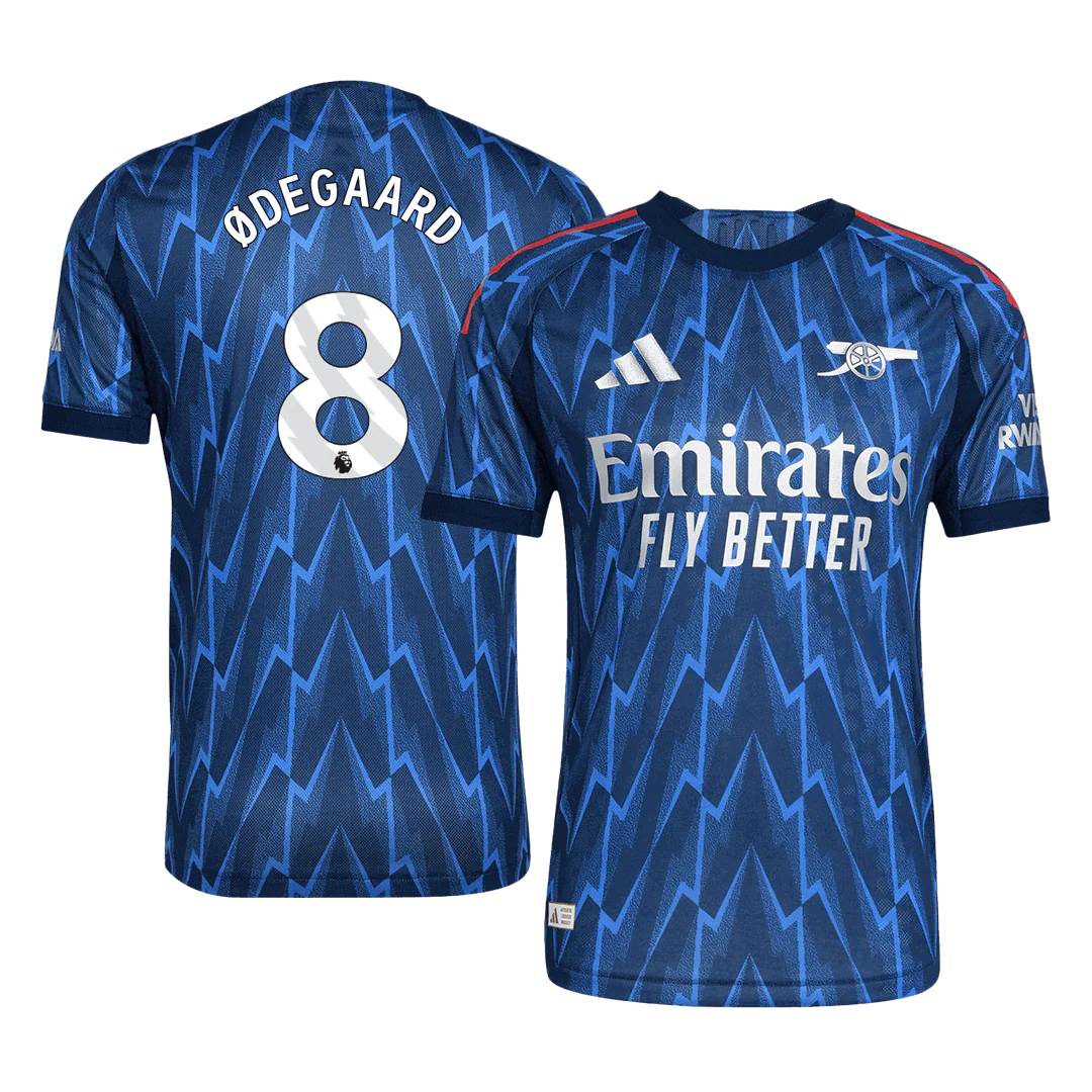 ØDEGAARD #8 Arsenal Away Player Version Soccer Jersey 2025/26