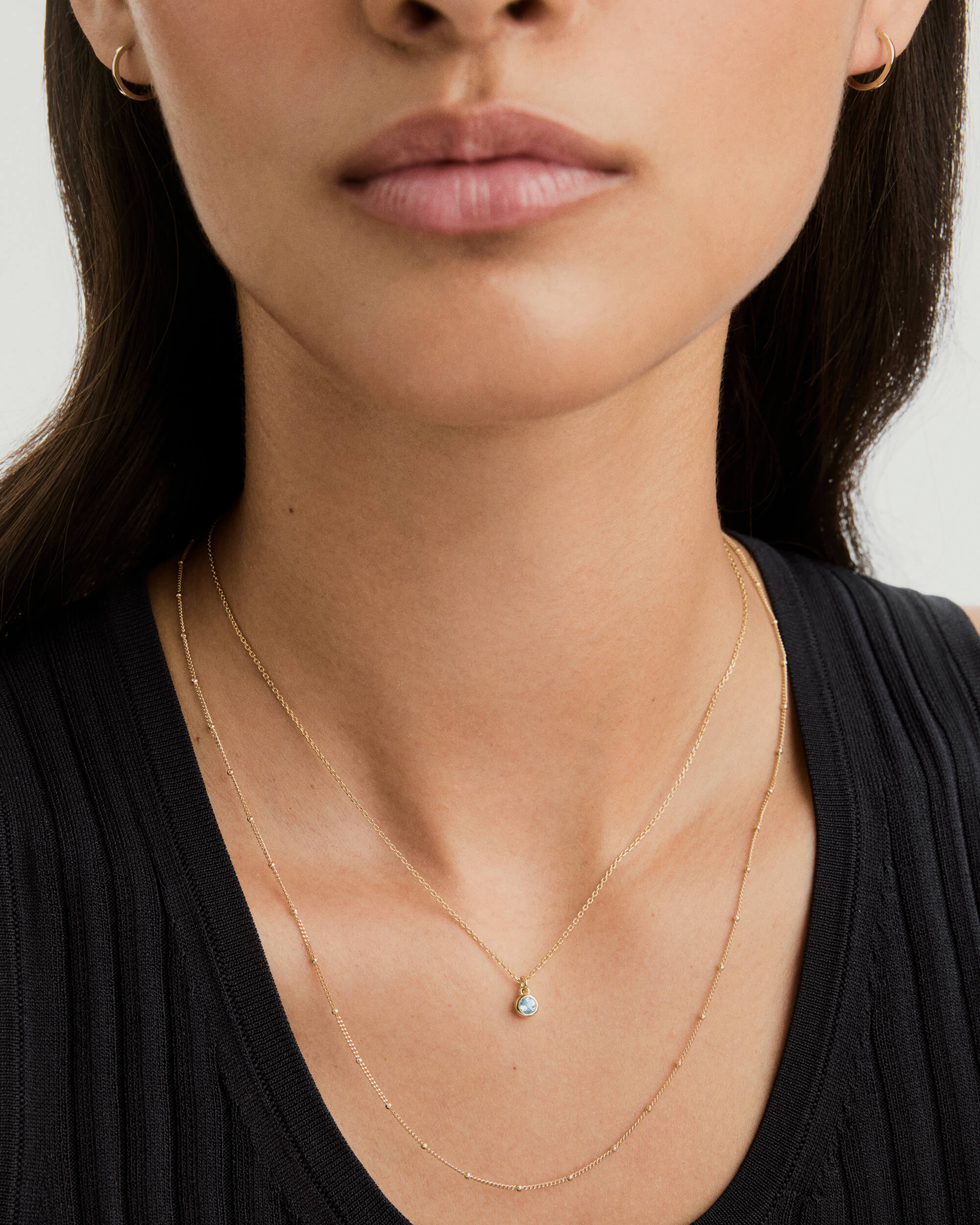 Sia Birthstone Pendant Necklace
