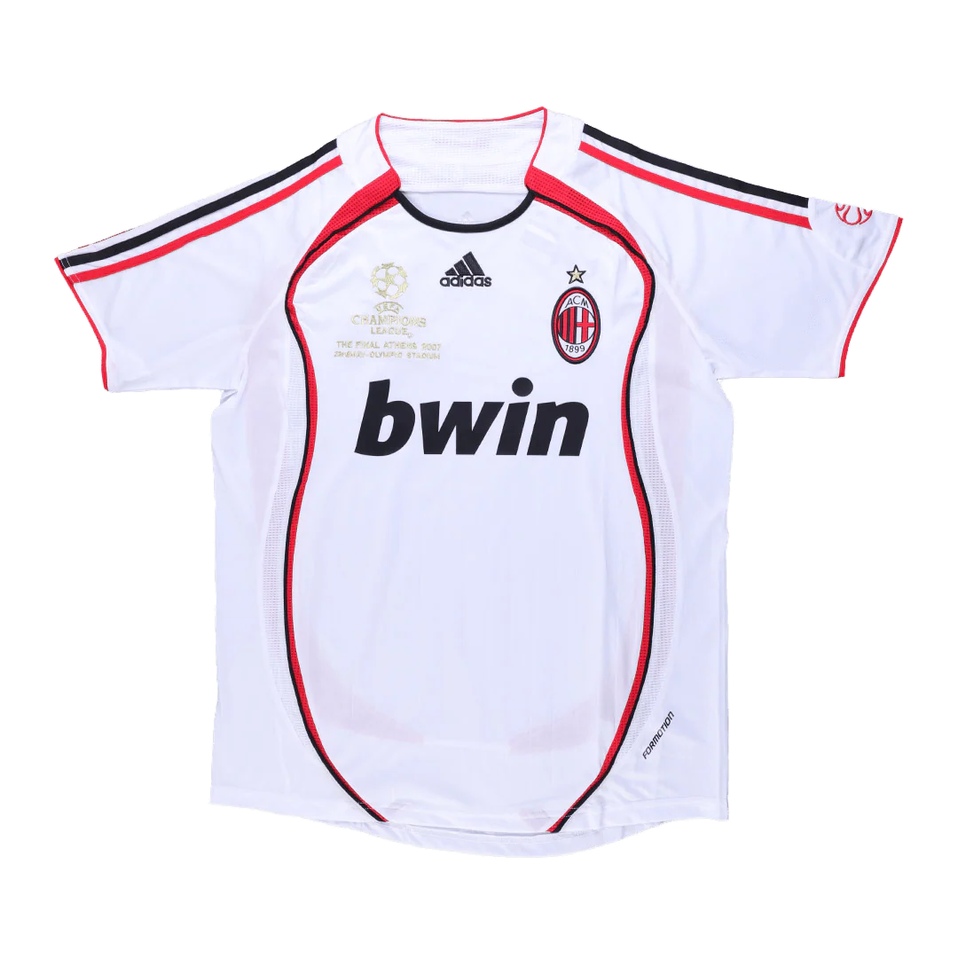 AC Milan 2006/07 Away Retro Soccer Jersey - UCL