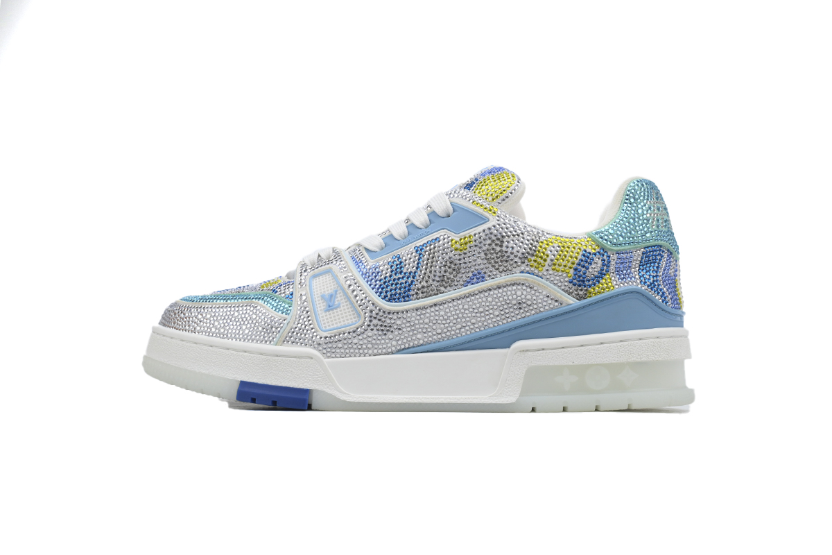 Pkkicks God Batch Louis Vuitton Trainer Sky Blue