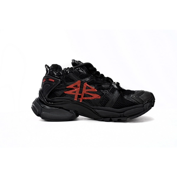 Balenciaga Runner Black And Red Characters 677402 W3RB1 0102