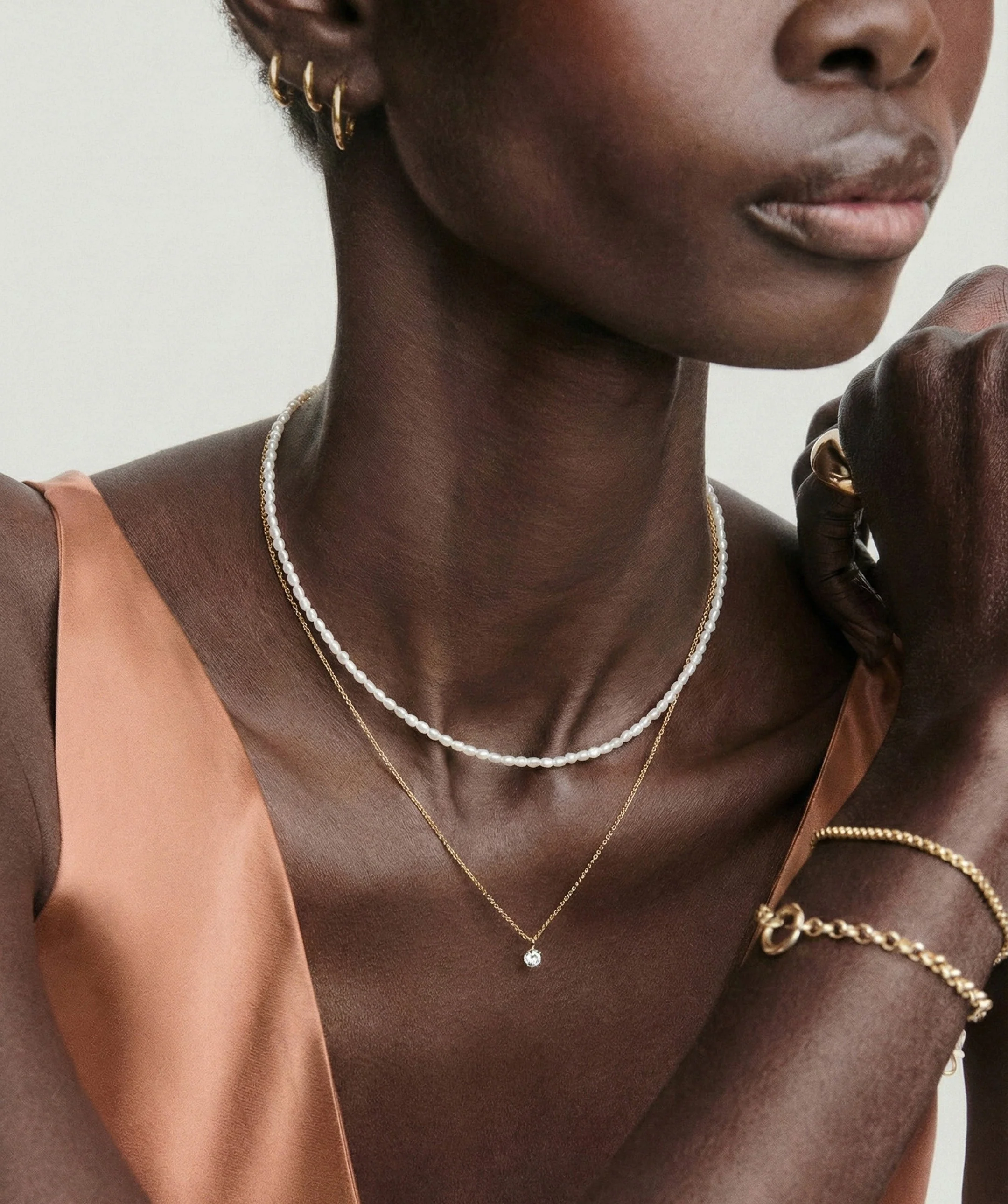 Tiny Pearl Necklace