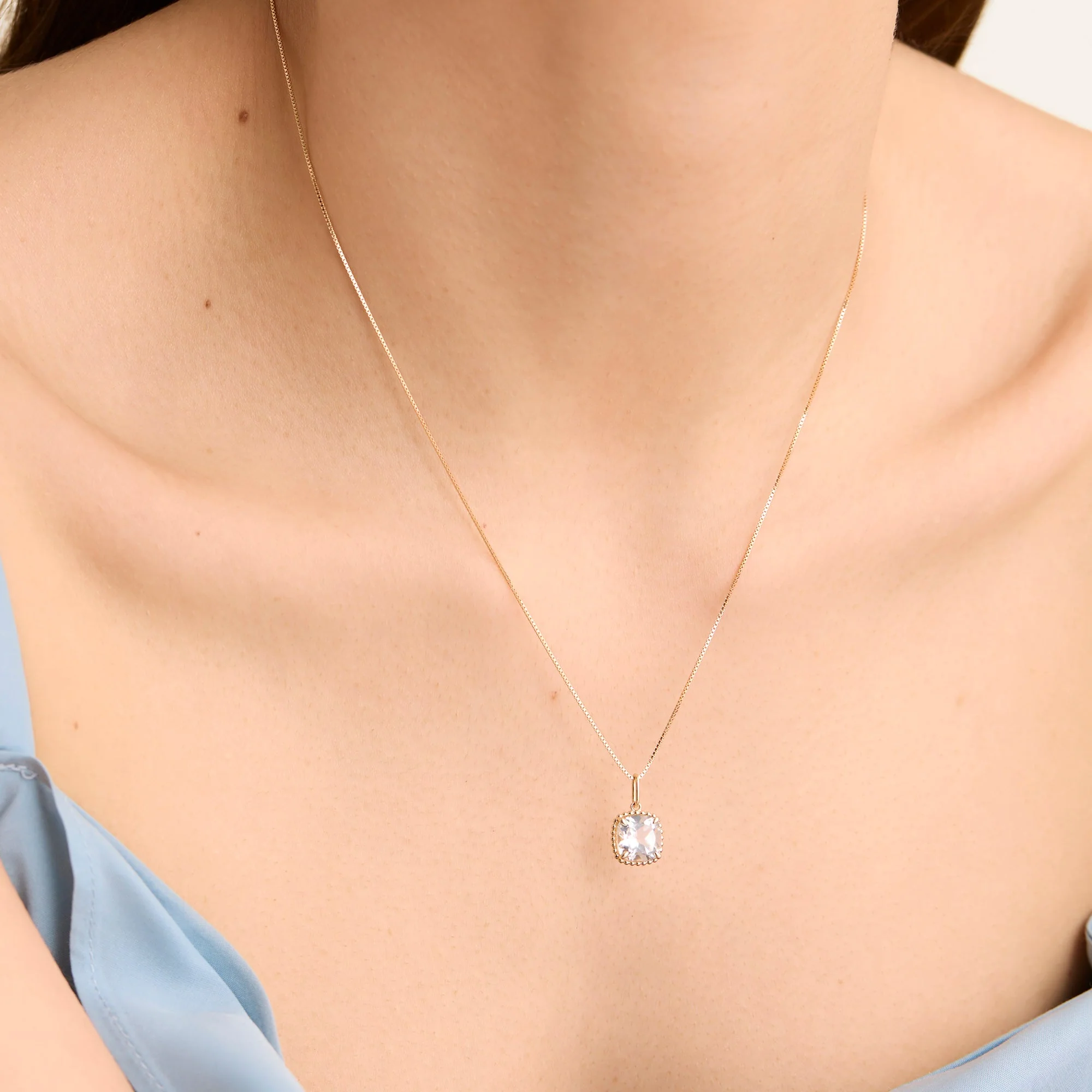 Baby Box Chain Necklace