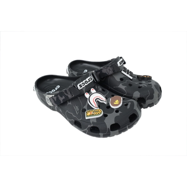 BAPE x Crocs Classic Clog 'ABC Camo - Black'