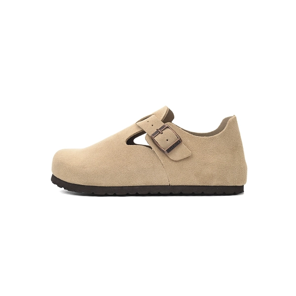 Birkenstock London Suede Sandals Taupe 1010504