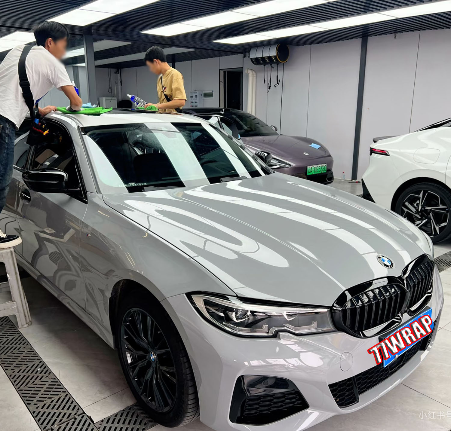 (PET) Ultra Glossy Crystal Car Vinyl Wrap Sticker Bubbles Free