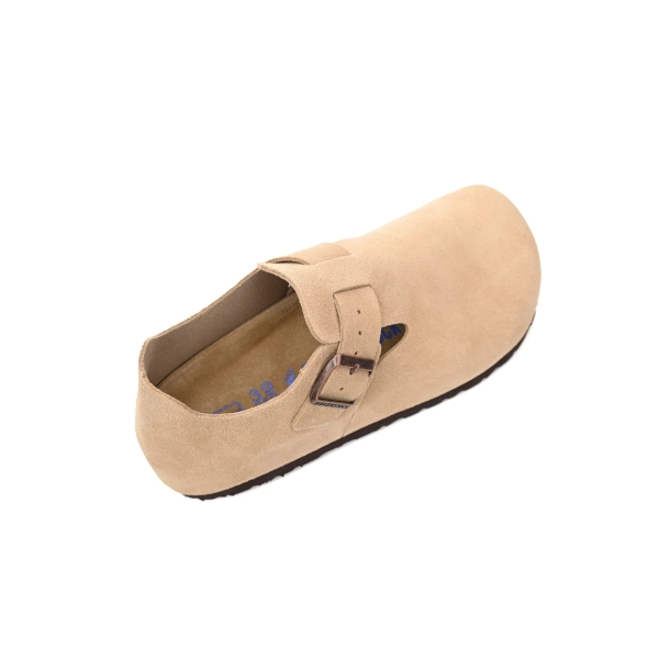 Birkenstock London Suede Sandals Taupe 1010504