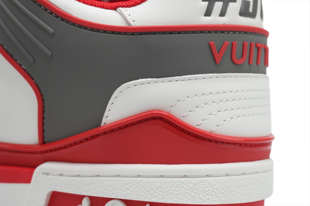 Pkkicks God Batch LOUIS VUITTON Trainer White Red