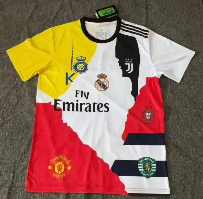 Cristiano Ronaldo 2025/26 Men Jersey Special Edition All Club Mix CR7's Career