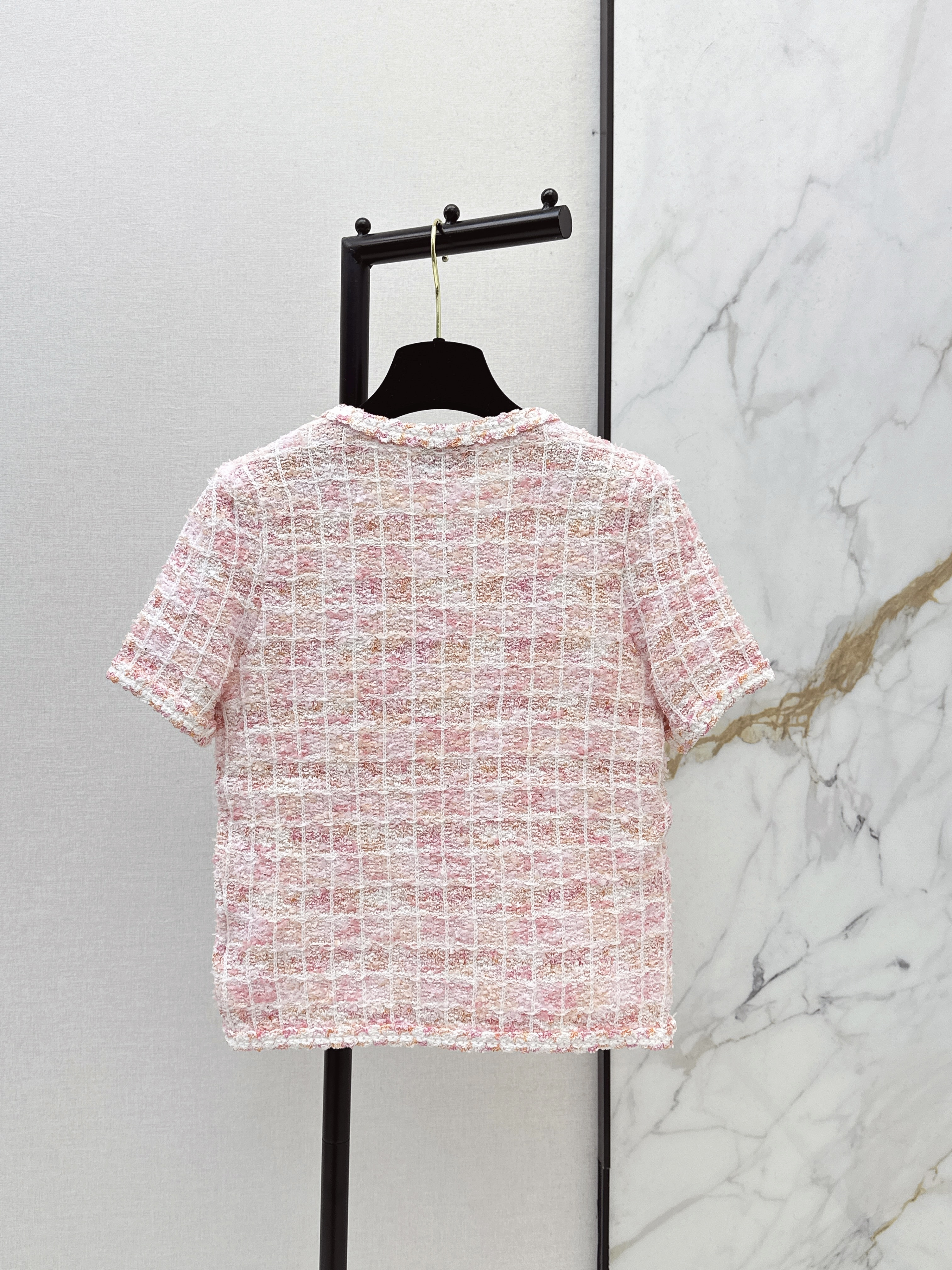 Chan New short sleeve knitwear