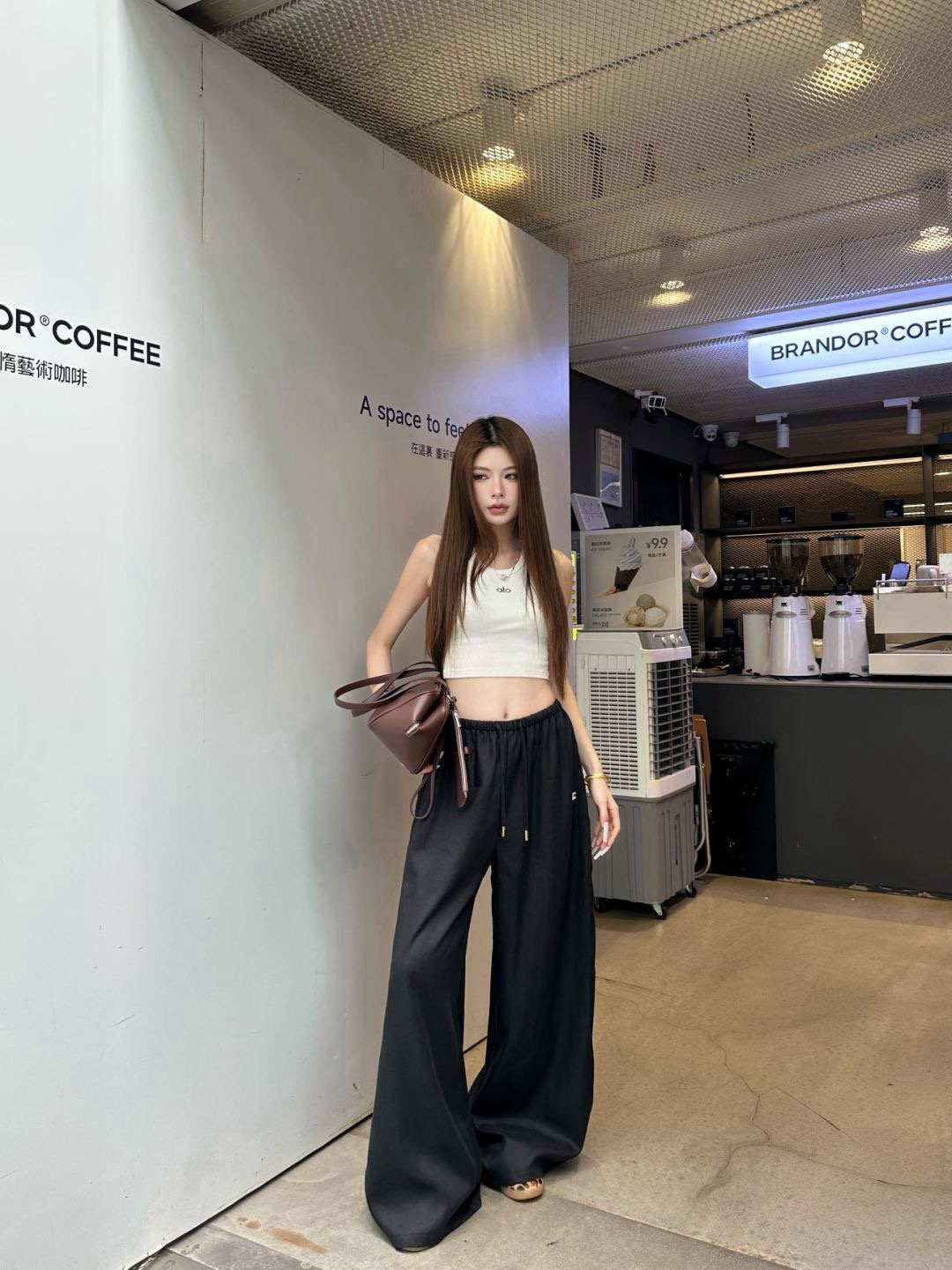 Chan New Straight-leg wide pants