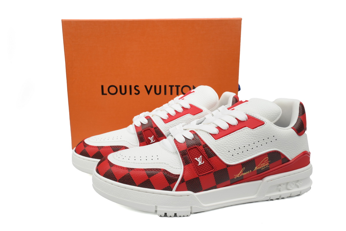 Pkkicks God Batch LOUIS VUITTON Trainer Rendering Green Cloth