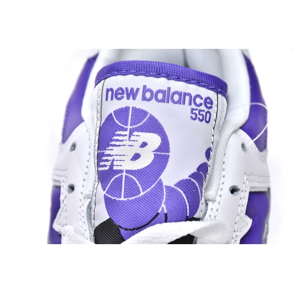 New Balance 550 White Purple BB550WR1