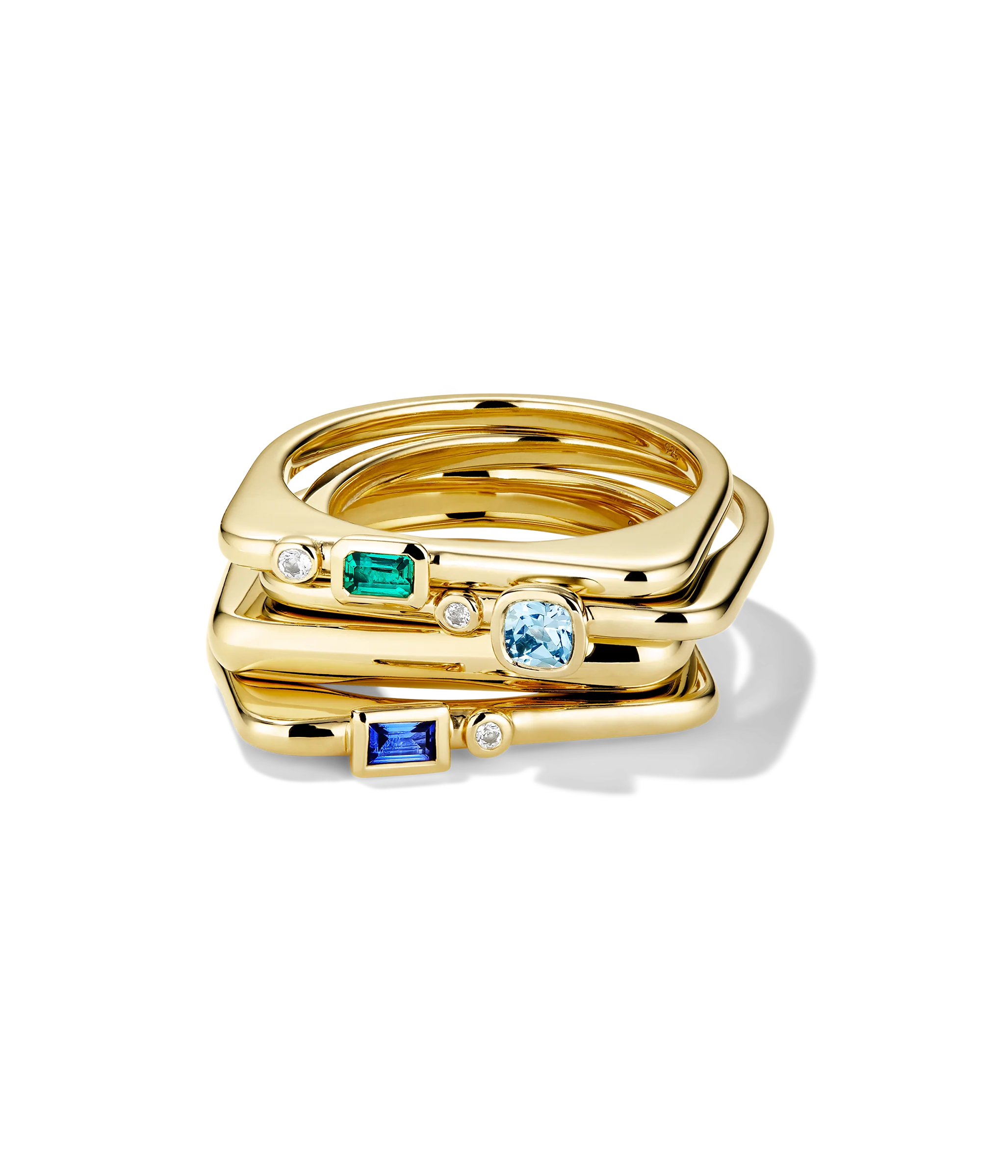 Bold Puzzle Stacking Ring