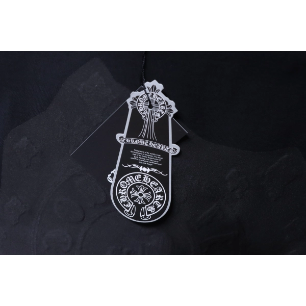 Chrome Hearts Sanskrit Cross Embroidery Crew Neck T-Shirt black