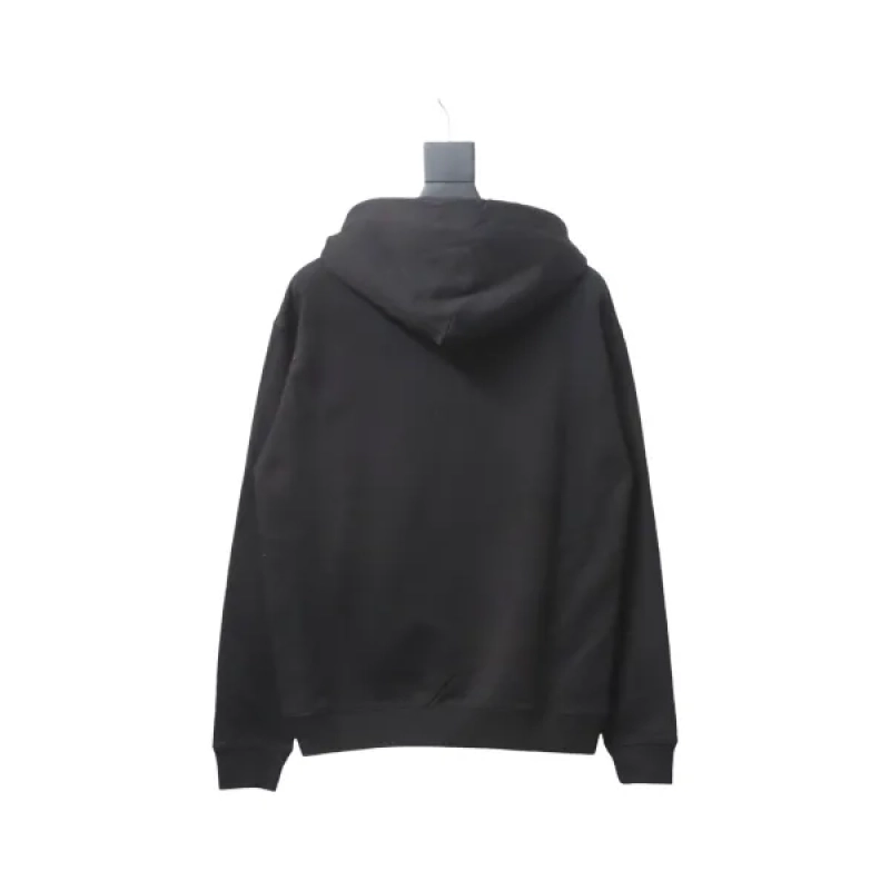 Balenciaga Clothes Languages Hoodie Black Multi