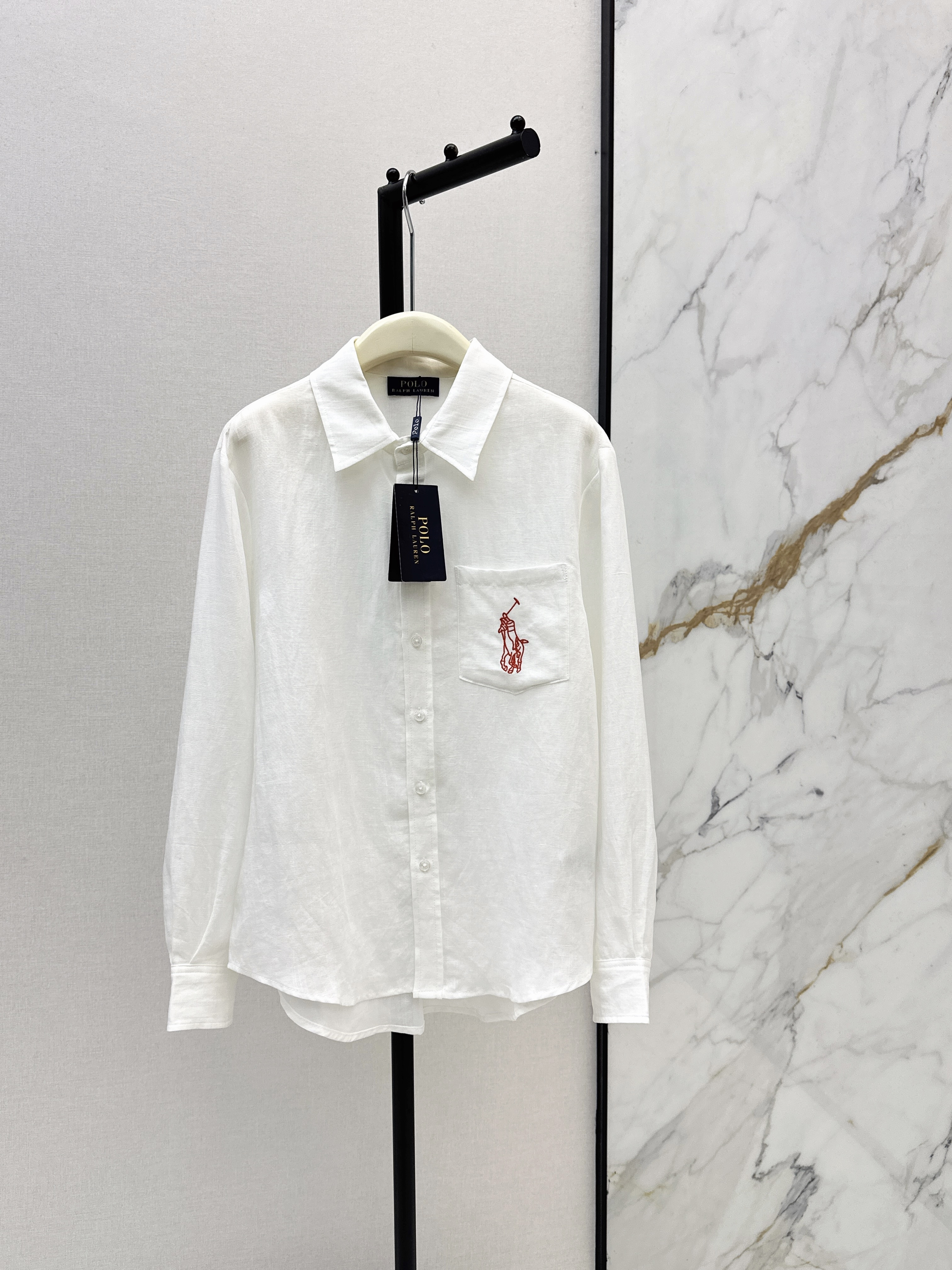 Ral New embroidered linen shirt
