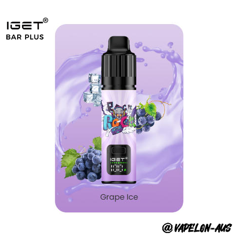 IGET BAR PLUS S3 10000 Puffs - Grape Ice