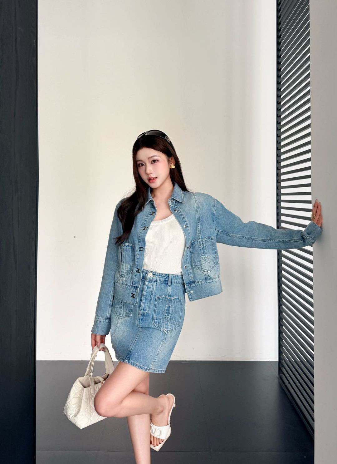 Chan New denim short