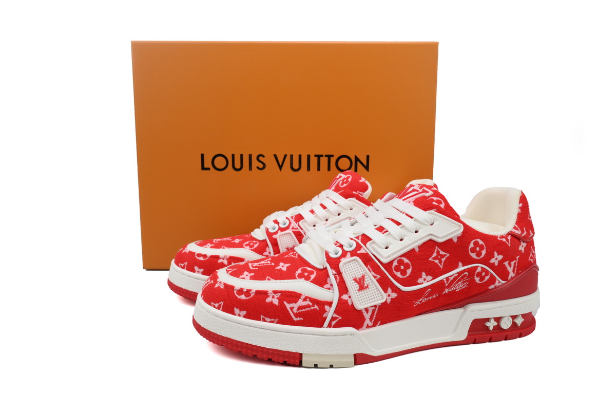 Pkkicks God Batch Louis Vuitton Louis Vuitton Trainer Red