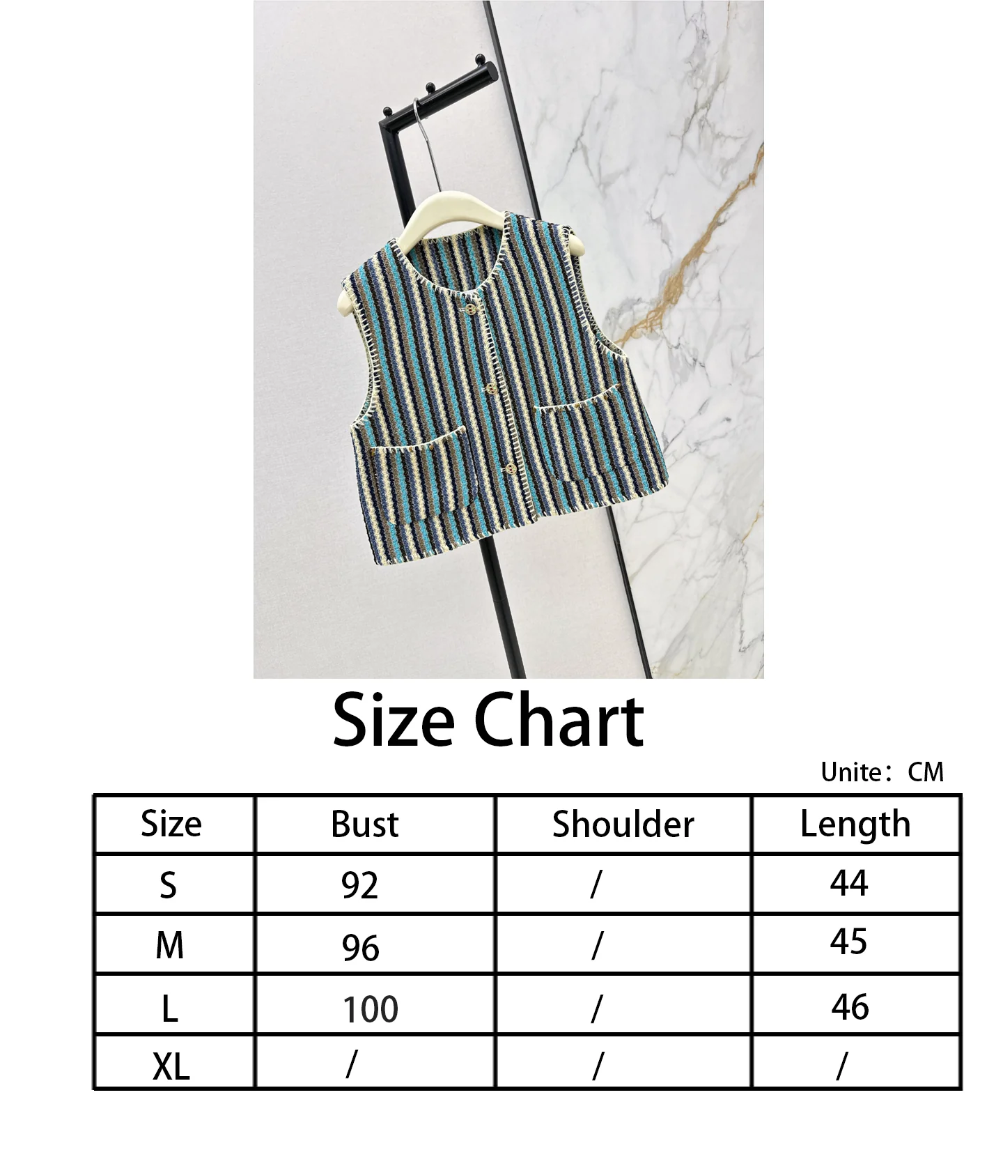 Chan NEW crochet vest jacket