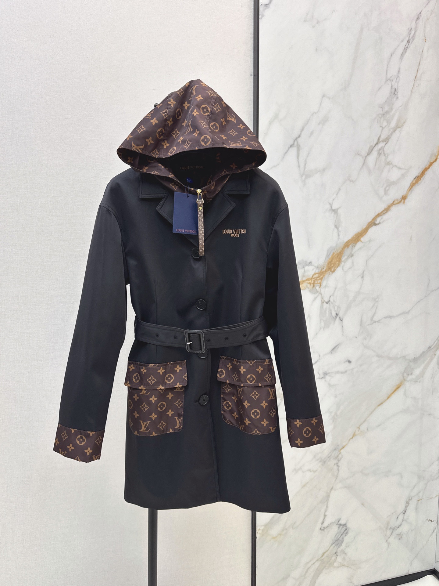 Louis New Faux two-piece trench coat