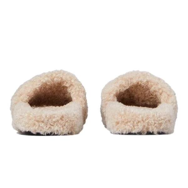 Balenciaga Furry Slide Beige 654261W2DO19796