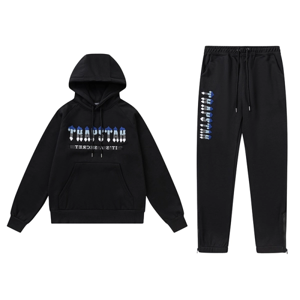 Trapstar Hoodie Tracksuit-8854 Black