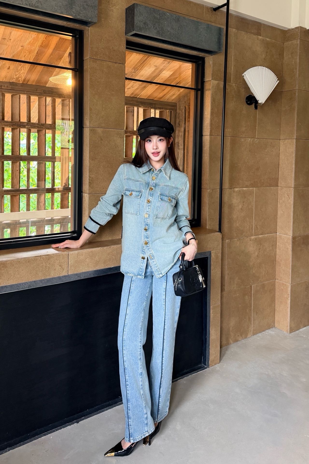 Chan New denim shirt