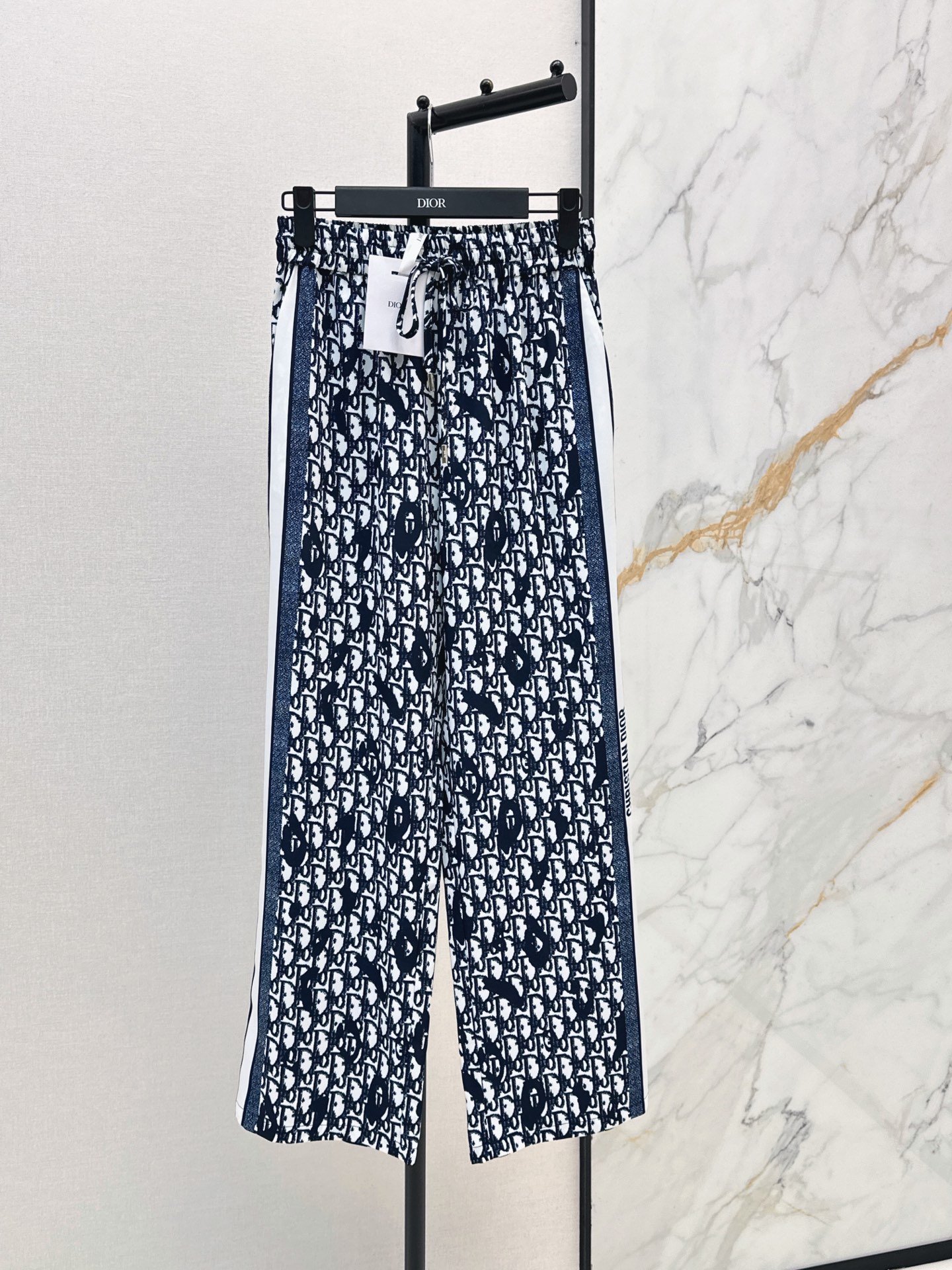 CD New Drawstring wide-leg pants