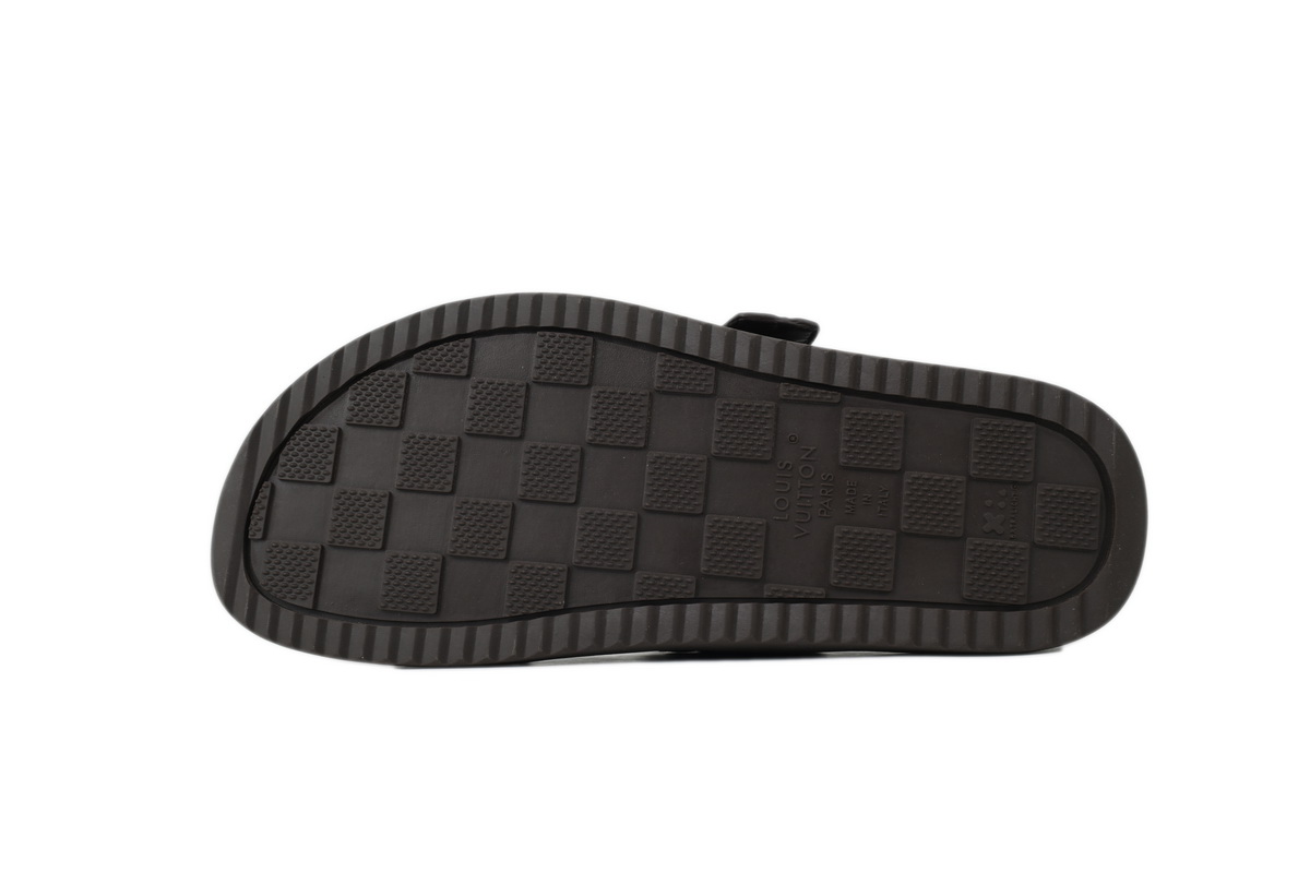 Pkkicks God Batch LOUIS VUITTON Venice Mule Shoes Coffee