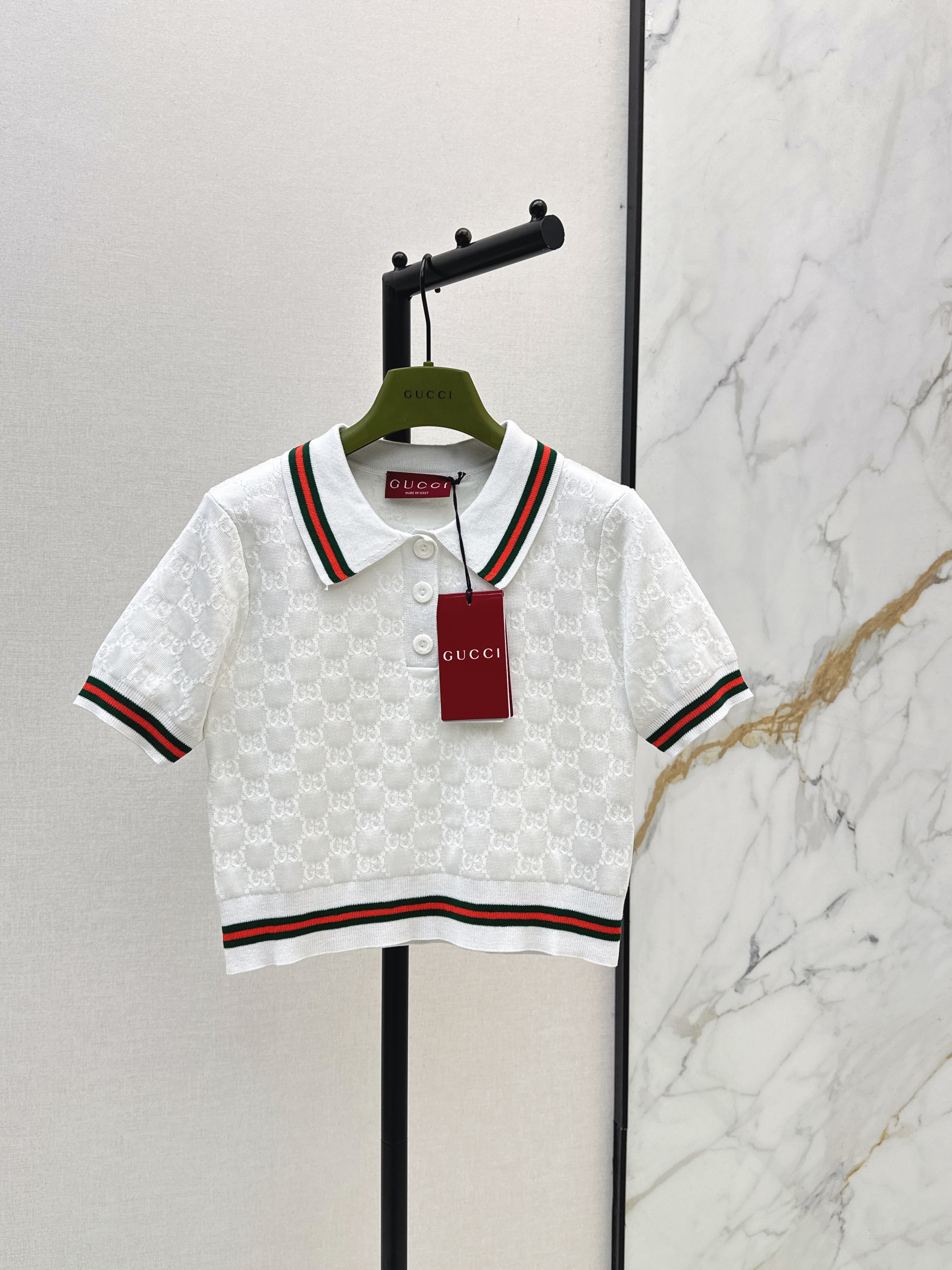 Guc New Jacquard polo knitwear