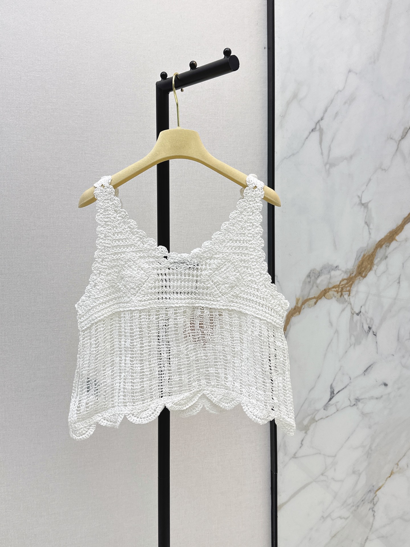 Miu New Letter Knit Tank Top