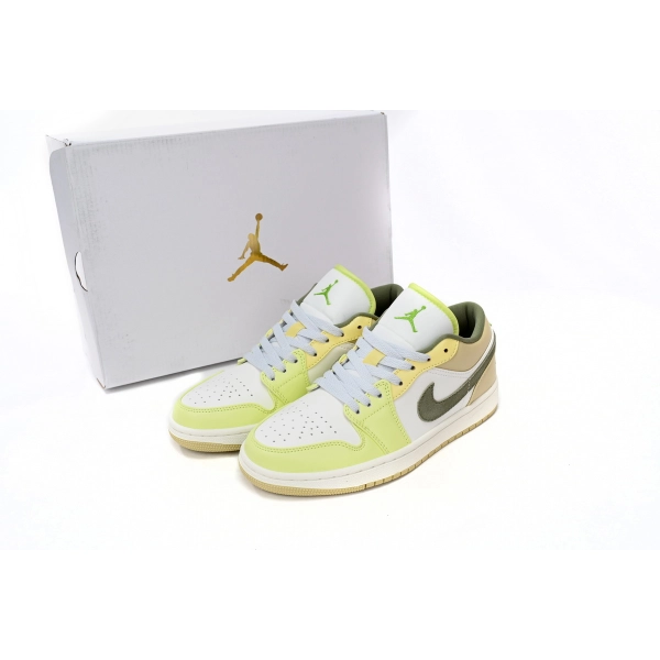 Air Jordan aj1 Low Green White FD9906-131