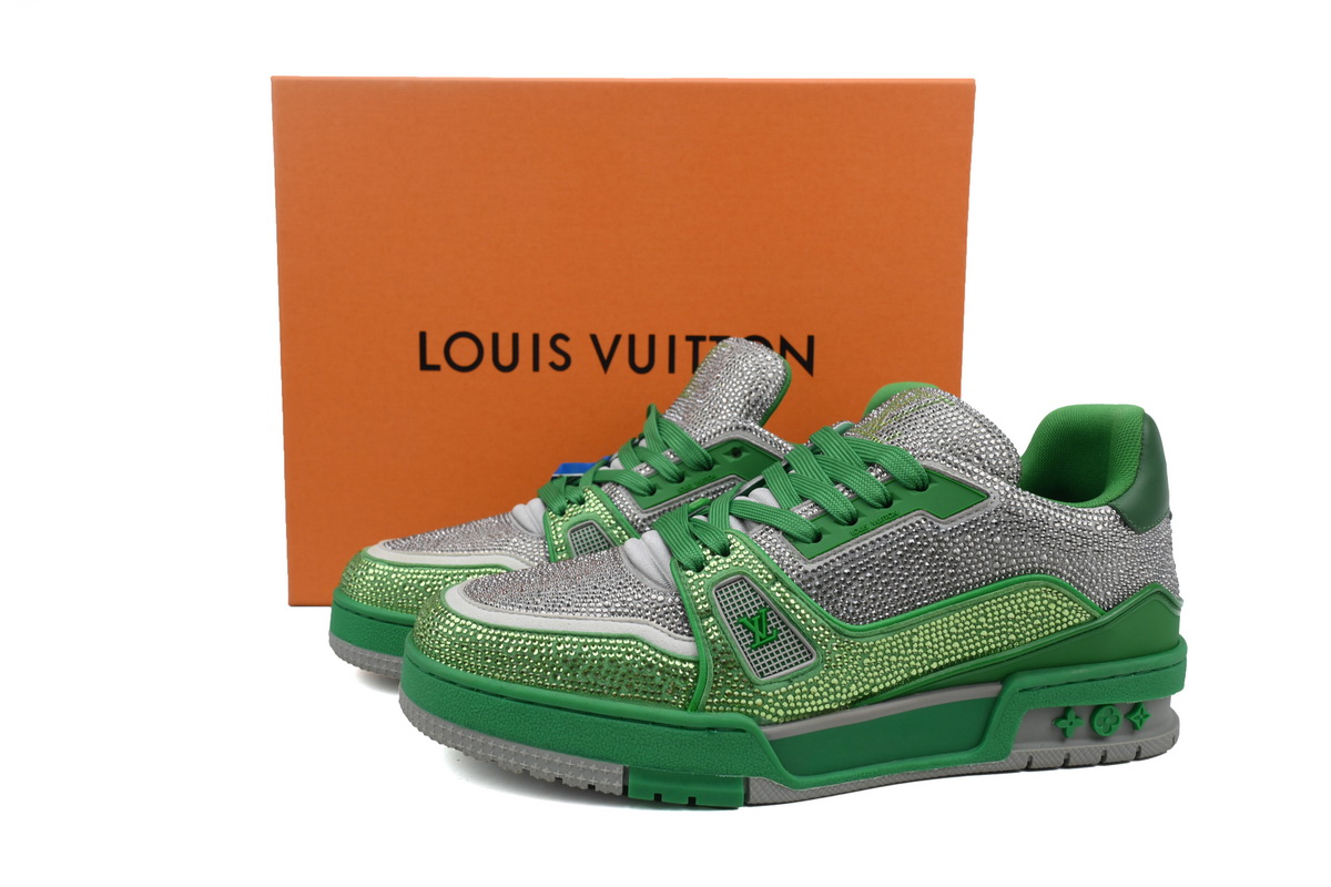 Pkkicks God Batch Louis Vuitton Trainer sneaker Green