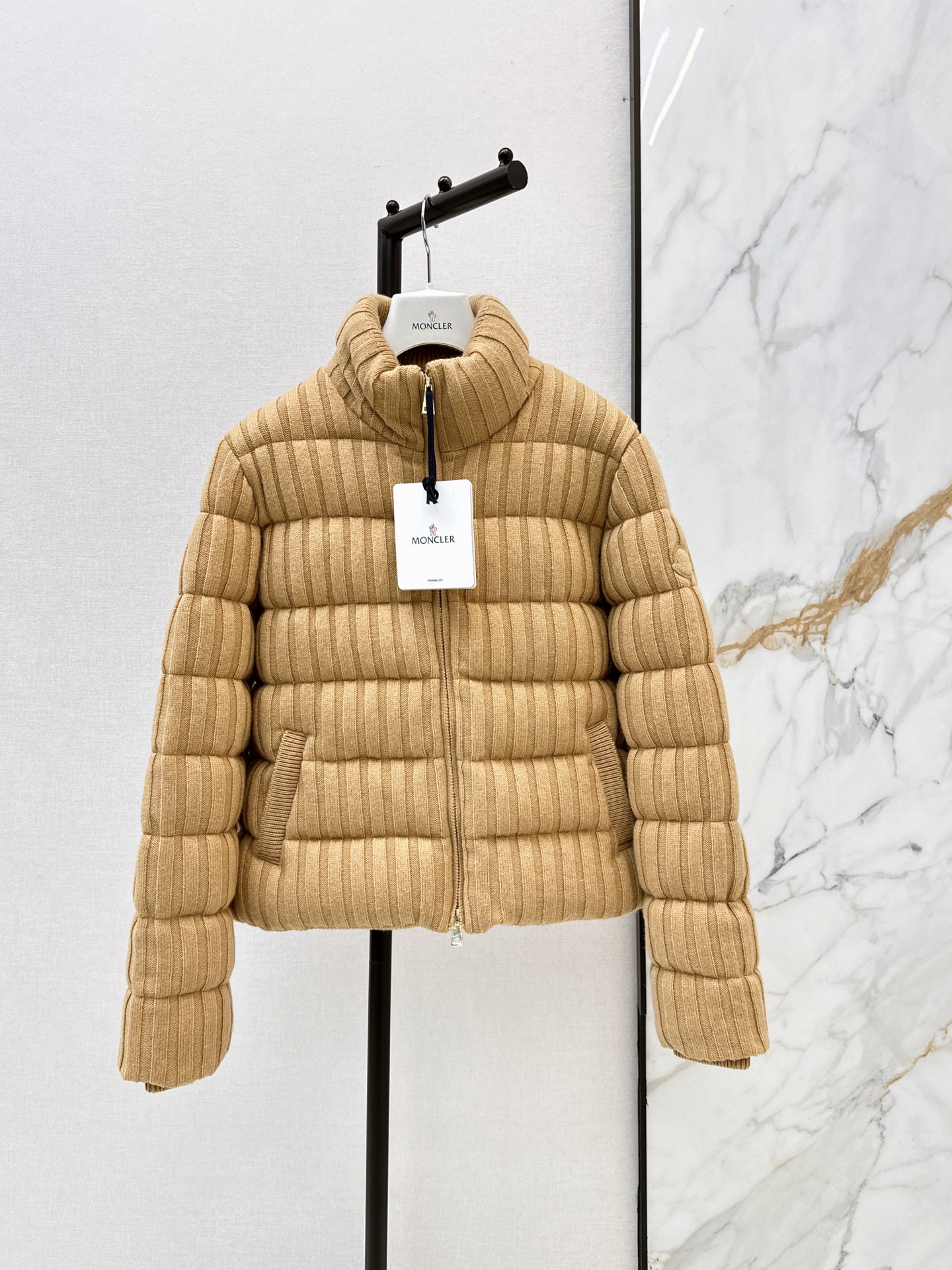 Monc New knit down jacket