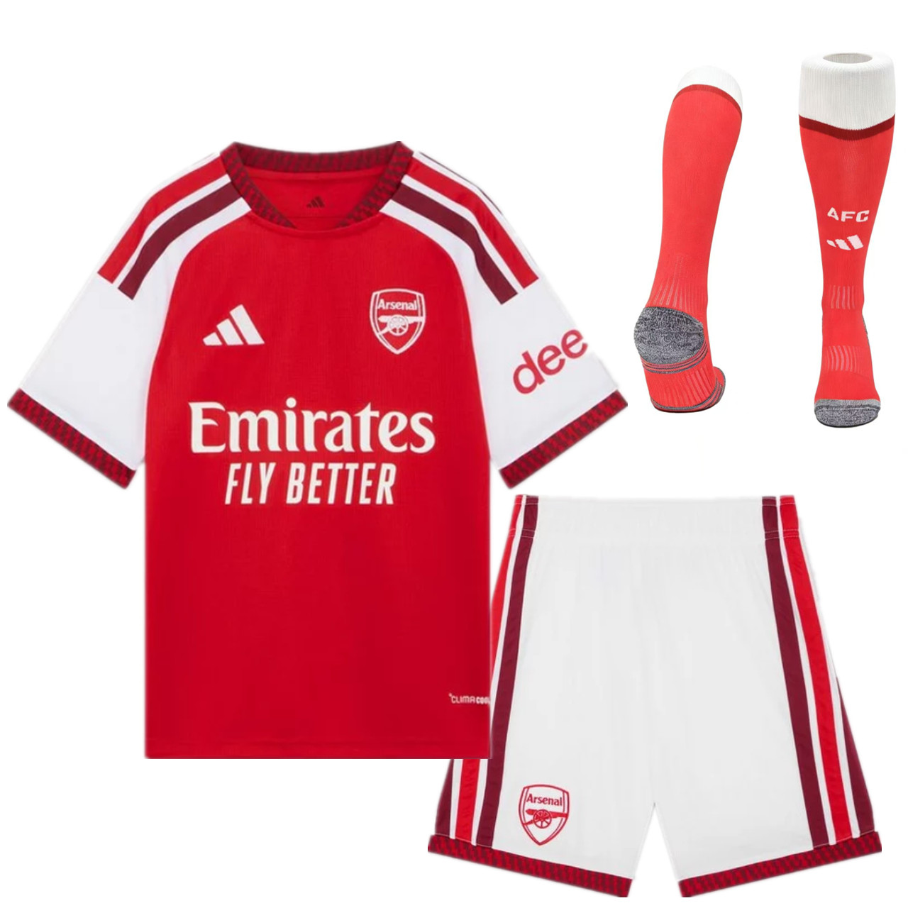 Arsenal Home Kids Suit  & Socks 26/27