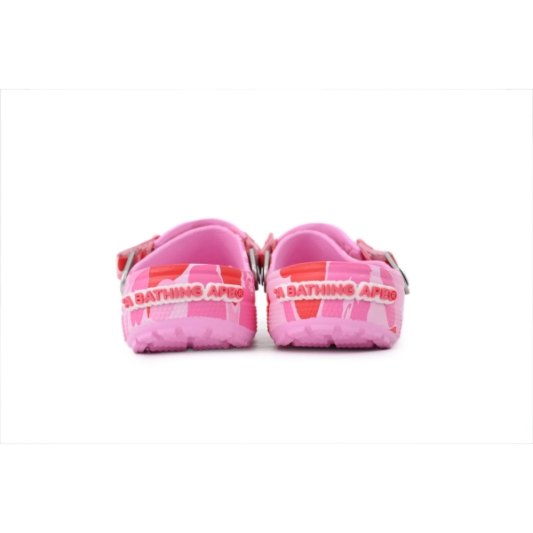 BAPE x Crocs Classic Clog 'ABC Camo - pink'