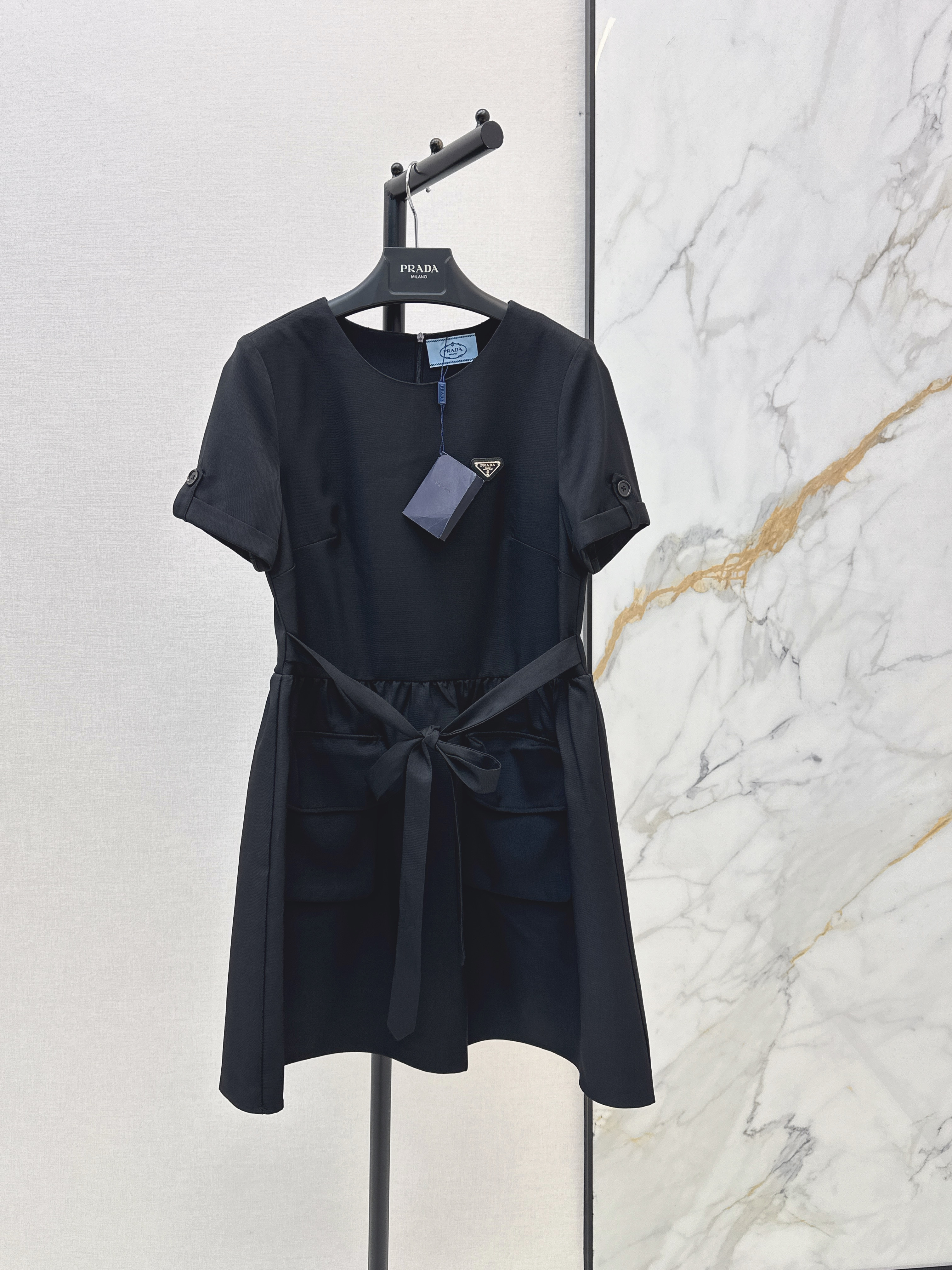 Pra New Waist-tied dress