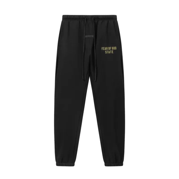 Fear of God Essentials Fleece Hoodie & Sweatpant Set Black