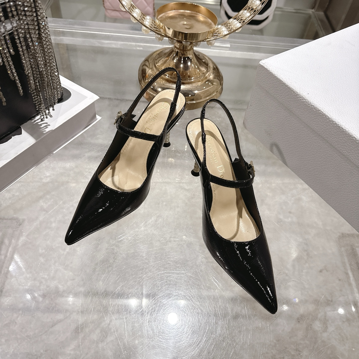 CD New Pointed Toe Mary Jane High Heels