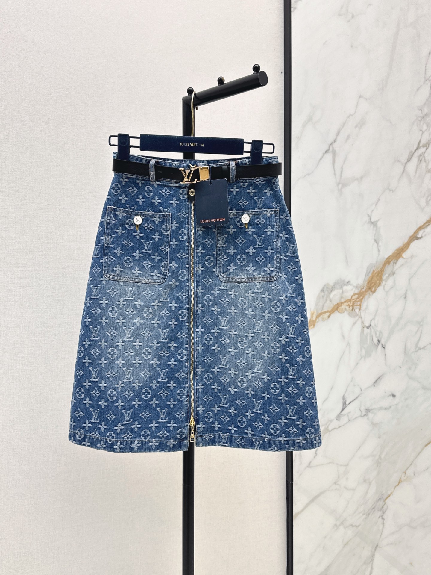 Louis New denim skirt