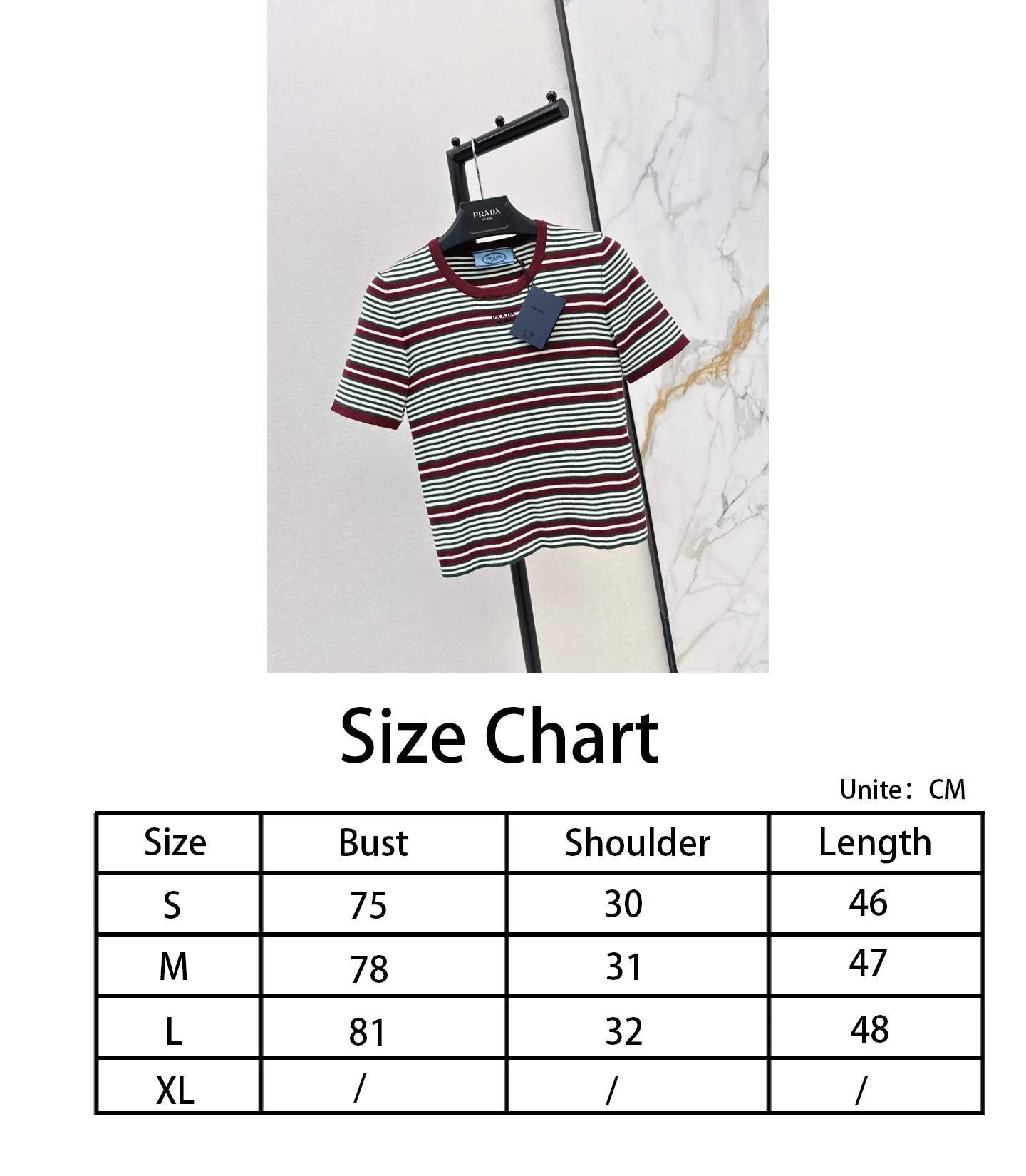 Pra NEW stripe short sleeve shirts